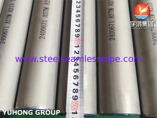 ASTM A213/ASME SA 213 TP347/TP347H أنبوب بلا مسام من الفولاذ المقاوم للصدأ في غلاية المبادل الحراري
