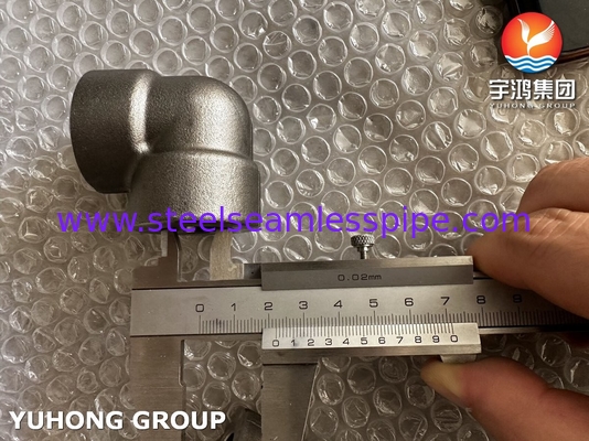 ASTM A182 F92 K92460 الفولاذ 90 درجة الفولاذ المقاوم للصدأ الكوع B16.11
