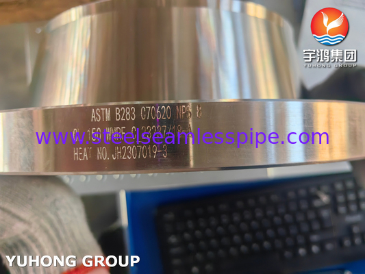ASTM B283 C70620 فلنجة RF الرقبة للصمغ النحاسي