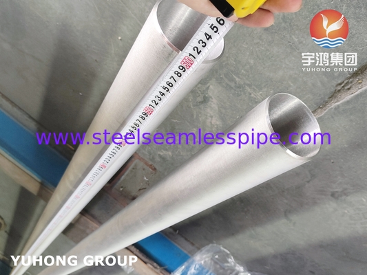 ASTM A312 TP321 / S32100 أنابيب بلا مسام NACE MR0175 / ISO 15156 المعتمدة
