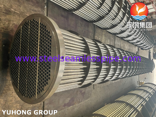 مجموعة الأنابيب من سبيكة النحاس ASTM B111 C68700 لمبادل الحرارة