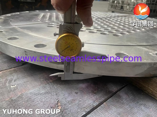 ASTM A182 F304 أوراق أنابيب الفولاذ المقاوم للصدأ مبادلة الحرارة ألواح أنابيب