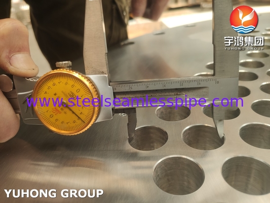ASTM A182 F304 أوراق أنابيب الفولاذ المقاوم للصدأ مبادلة الحرارة ألواح أنابيب