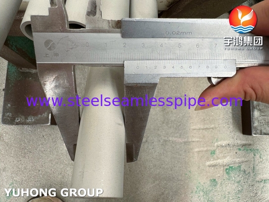 A790 S32750 أنابيب الفولاذ السوبر المزدوج السلسة لتوليد الطاقة
