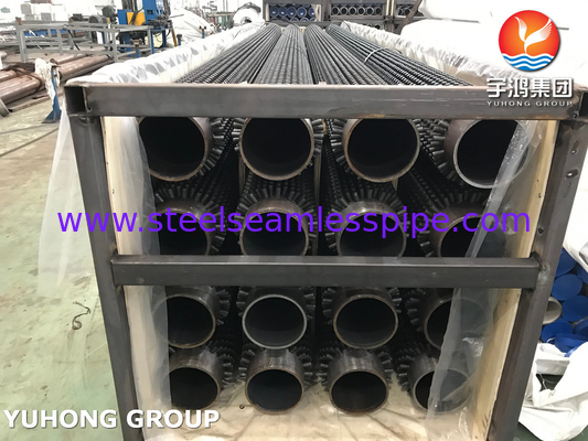ASME SA106 GR.B أنبوب ذو زعانف مغلف بالفولاذ الكربوني لمصافي النفط