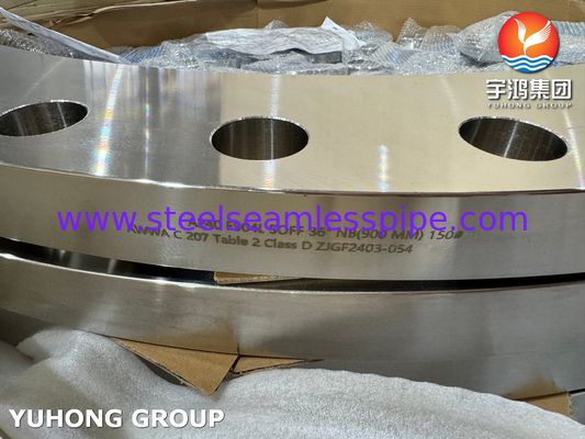 ASTM A240 F904L AWWA C207 الجدول 2 فئة D حلقة الفولاذ الحلقية للنظام المائي