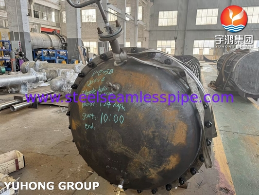 أنبوب حزمة ASME U STAMP D-E05C ASME SA179 أنبوب بلا خيوط من الفولاذ الكربوني مع ASME SA266 Gr.2N أوراق الأنابيب