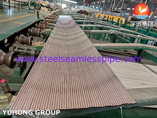 ASTM B111 C70600 أنبوب نيكل نحاس O61 نيكل سبيكة الماء البحري تبرد أنبوب