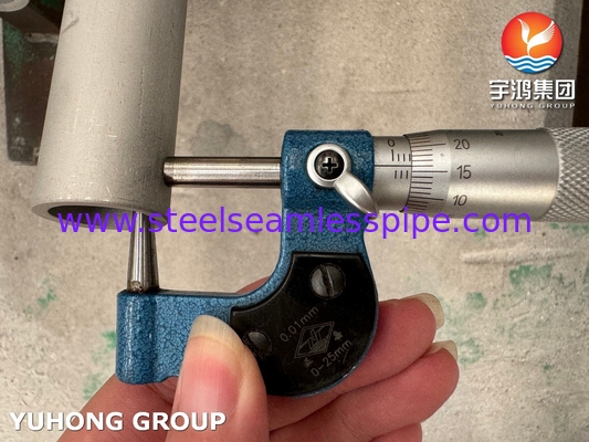 أنابيب فولاذية غير ملحومة سوبر دوبلكس ASTM A790 UNS S32750 مقاومة للأحماض