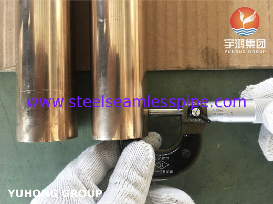 C12200 أنبوب غير سلس للماء من سبيكة النحاس الأحمر ASTM B88 للخدمة المائية