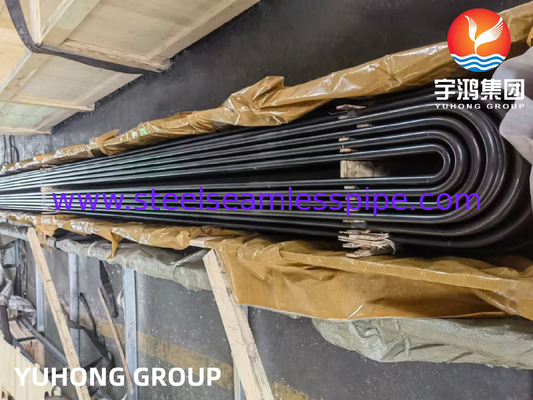 أنبوب U Bend من الفولاذ الكربوني ، ASME SA179 ، كامل القاتل ، Nace MR-0175 ، للتطبيق في مبادلة الحرارة