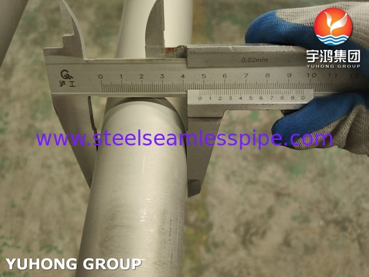 أنابيب بلا خيوط من الفولاذ المقاوم للصدأ EN 10216-5 D2/T1 1.4404 TP316L للنفط والغاز