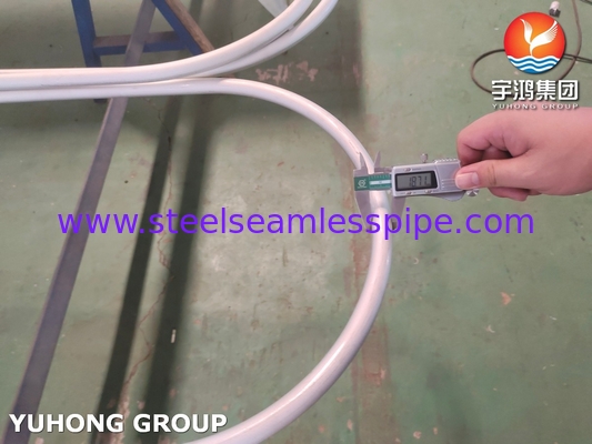 ASTM A213 TP304 الأنبوب الخالي من اللحام من الفولاذ المقاوم للصدأ المبادل الحراري أوبند الأنبوب