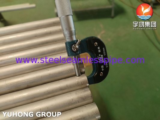 أنبوب سوبر دوبلكس 2507 ، ASME SA789 UNS S32750 أنبوب فولاذي مزدوج بدون خيط