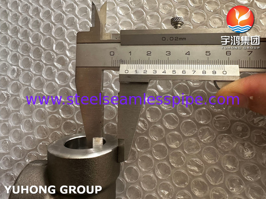 ASTM A182 F92 الفولاذ السبائك 90 درجة الكوع 6000# أدوات أنابيب عالية الضغط