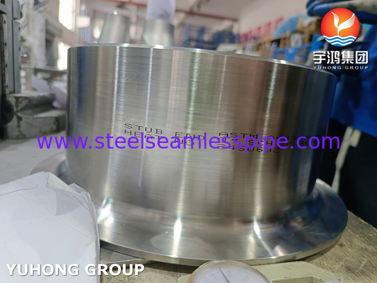 ASTM A403 WP317 فولاذ المقاوم للصدأ نهاية الدبابيس B16.9 Buttweld Lap Joint Stub End