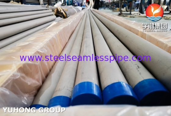 أنبوب بلا مسام من الفولاذ المقاوم للصدأ ASTM A269 TP304 ASME SA269 TP304L المخلل والمحترق