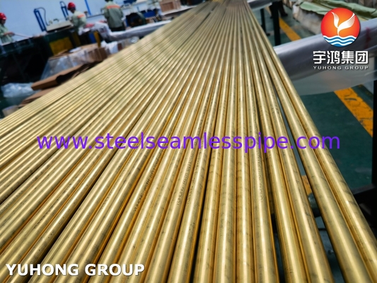 ASTM B111 ASME SB111 C68700 أنبوب نحاس الألومنيوم لمبادل الحرارة