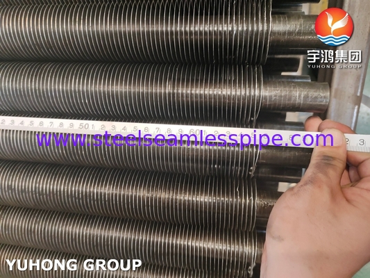 ASTM A179 أنبوب الألومنيوم بدون خيوط Al1060 Fin المدمج نوع G مجفف البذور