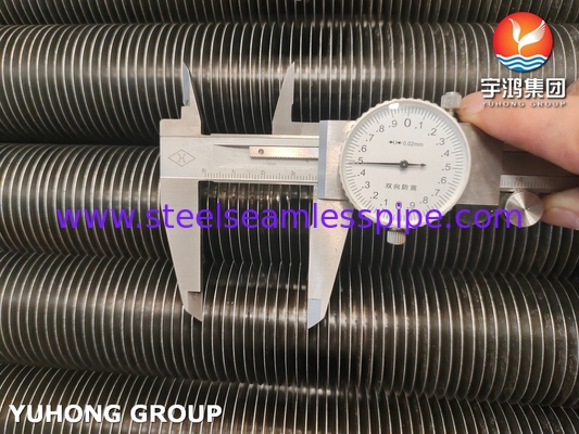 ASTM A179 أنبوب الألومنيوم بدون خيوط Al1060 Fin المدمج نوع G مجفف البذور