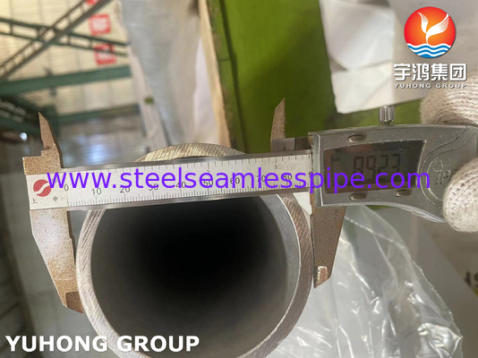 ASTM A312 الأنبوب السلس من الفولاذ المقاوم للصدأ لخدمة درجات الحرارة العالية S30815 253MA