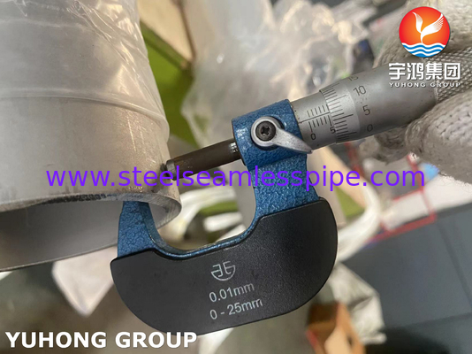 ASTM A312 الأنبوب السلس من الفولاذ المقاوم للصدأ لخدمة درجات الحرارة العالية S30815 253MA