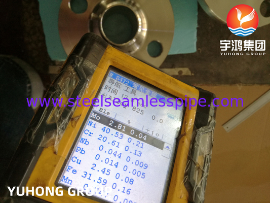 ASTM B564 Incoloy 825 / UNS N08825 النيكل سبيكة لحام رقبة فلنج