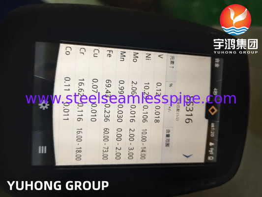 ASTM A358 Gr.1 TP316L أنابيب مصفحة من الفولاذ المقاوم للصدأ لمصانع معالجة المياه