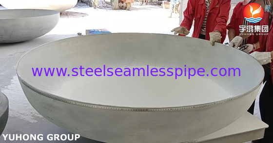 ASTM SA240 SS321 رأس بيضاوي ونهاية صحن لوحة الضغط