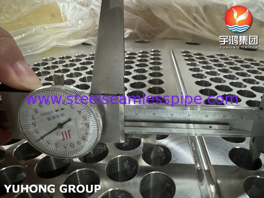 ASTM A403 WPS304L-S صفيحة أنابيب الفولاذ المقاوم للصدأ لمبادل الحرارة