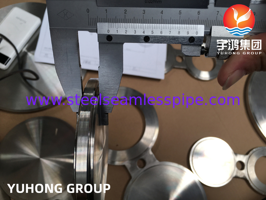 ASTM A182 الفولاذ المقاوم للصدأ الفولاذ المزدوج العدسة العمياء Asme B16.48