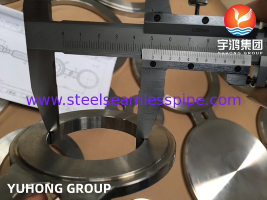 ASTM A182 الفولاذ المقاوم للصدأ الفولاذ المزدوج العدسة العمياء Asme B16.48