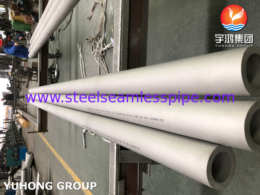 ASTM A312 316Ti أنابيب الفولاذ المقاوم للصدأ ذات الجدران السميكة مقاومة قوية للتآكل