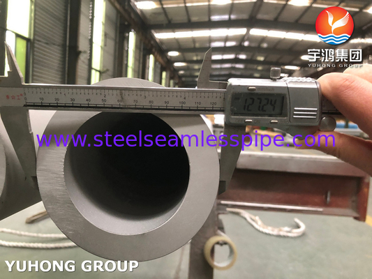 ASTM A312 316Ti أنابيب الفولاذ المقاوم للصدأ ذات الجدران السميكة مقاومة قوية للتآكل