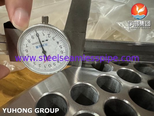 ASTM A182 F304L أوراق أنابيب الفولاذ المقاوم للصدأ مزورة لمجموعة المبادل الحراري
