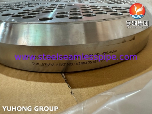 ASTM A240 SS304 أوراق أنابيب لمصالح مبادلات الحرارة
