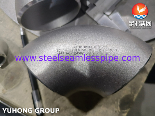 ASTM A403 WP317-S الصلب المقاوم للصدأ للصدأ العالي ومقاومة درجات الحرارة