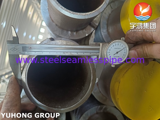 أنبوب HFW الصلب ، ASTM A335 P22 أنبوب بلا خيوط من الفولاذ اللاصق للكايلر