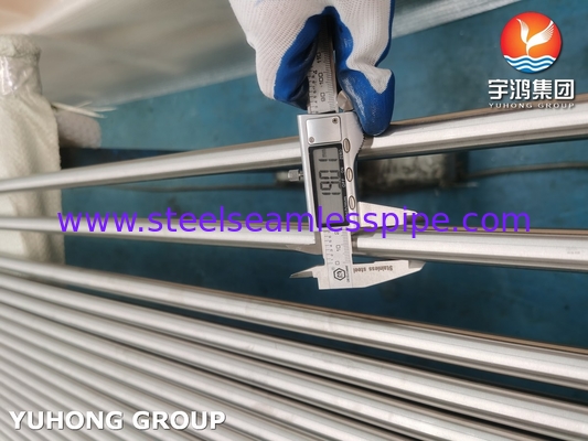 ASTM A249 TP316L BA الأنبوب المطاوئ من الفولاذ المقاوم للصدأ للغلادة ومبادل الحرارة