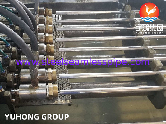 أنبوب مصفح من الفولاذ المقاوم للصدأ A249 TP316L 1.4404 ET HT