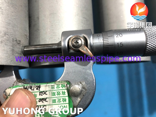 ASTM A789 UNS S32205 أنابيب الفولاذ المزدوج الخلسة للصناعة الكيميائية