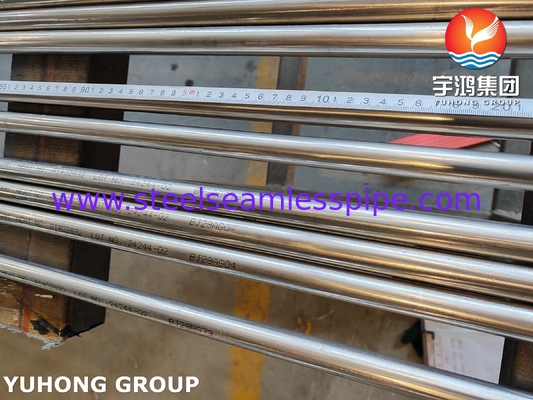 ASTM A269 TP316L الأنبوب الخام من الفولاذ المقاوم للصدأ الأنبوب المشمس الساطع