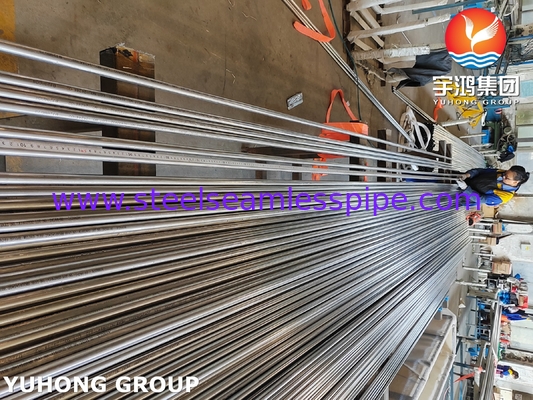 ASTM A269 TP316L الأنبوب الخام من الفولاذ المقاوم للصدأ الأنبوب المشمس الساطع