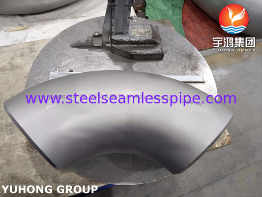 ASTM A815 UNS S32750 التوصيلات الفولاذ المقاوم للصدأ المزدوج السوبر 90 درجة LR الكوع