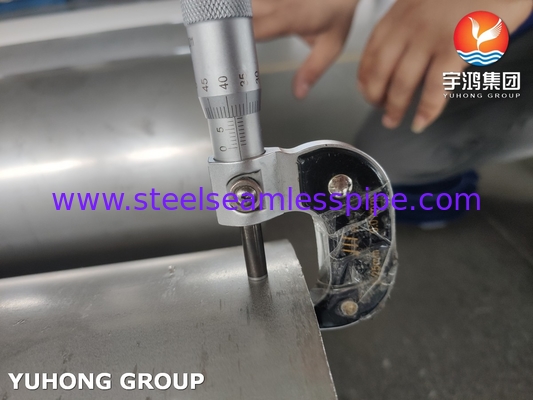 ASTM A928 UNS S32750 CL1 أنابيب الفولاذ المقاوم للصدأ فائقة النسخة EFW أنابيب لحام