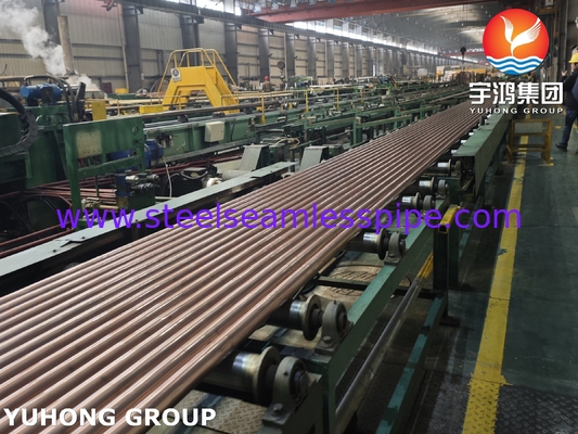 أنابيب سبيكة النحاس ASTM B111 C70400 أنابيب نيكل النحاس 95/5 بدون خياطة