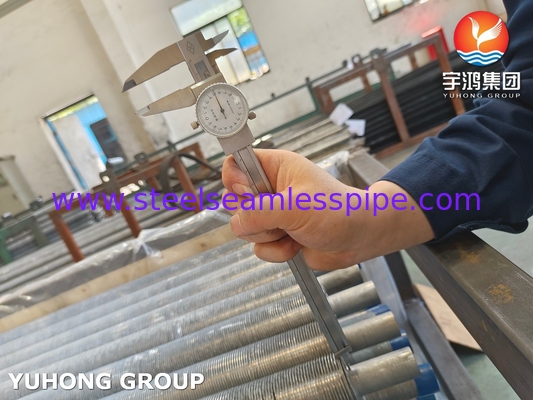 ASTM269 TP304 أنبوب بلا خيوط من الفولاذ المقاوم للصدأ أنبوب عفش مطرود لمبادل الحرارة