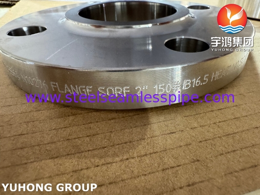ASTM B564 UNS N10276 سبيكة النيكل الزلقة على الجهاز / Hastelloy C276 SORF Flange