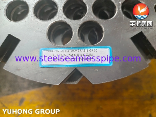 حاجز قطاعي مقاوم لـ HIC من ASME SA516 Gr70N لمبادل حرارة S&T (السماكة 8-180 مم)​