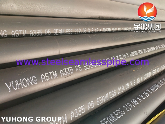 ASTM A335 الصف P9 P11 P22 P91 أنابيب الفولاذ سبائك لالتطبيقات عالية درجة الحرارة والضغط